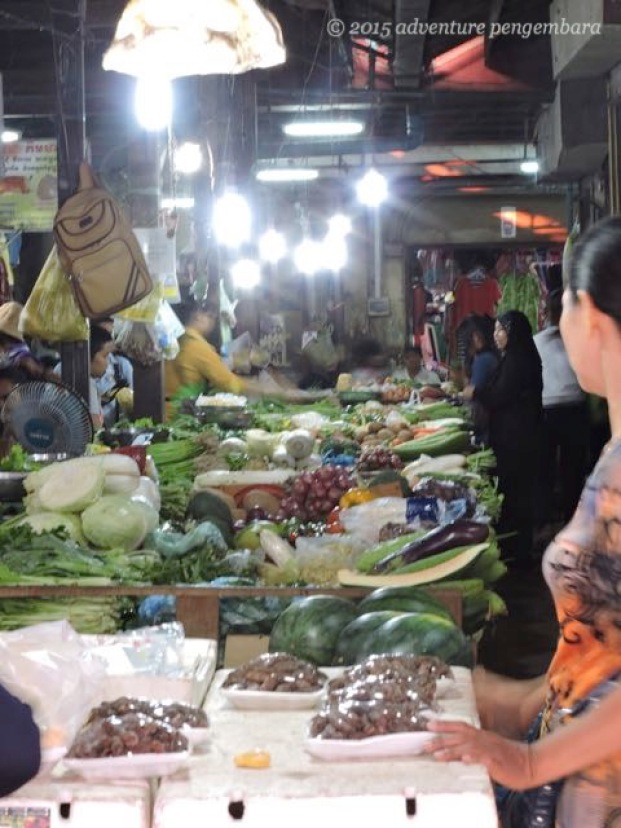 Veggie stand at the night market